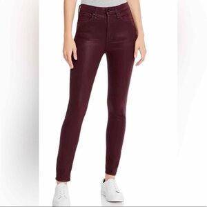Rag & Bone | Women's Skinny Legging | Coated Wine | Size 29 | NWT